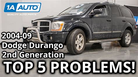 2004 dodge durango issues|worst year for dodge durango.